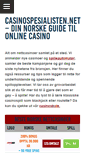Mobile Screenshot of casinospesialisten.net